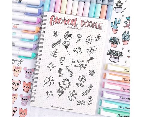 50 Easy Cute Things To Draw With Step By Step Examples Floral