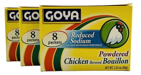 Amazon Com Generic Goya Chicken Flavored Powdered Bouillon Reduced