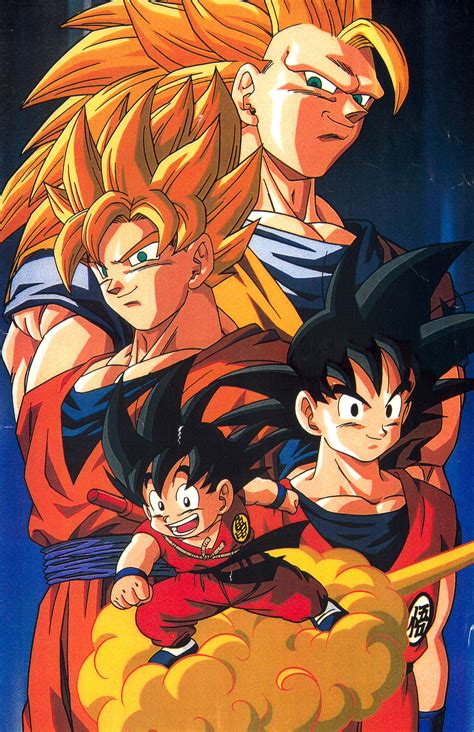 Goku's first appearance was on the last page of grand finale, the last chapter of the dr. Dragon Ball (Son Goku, Super Saiyan Goku, Kid Goku) - Minitokyo
