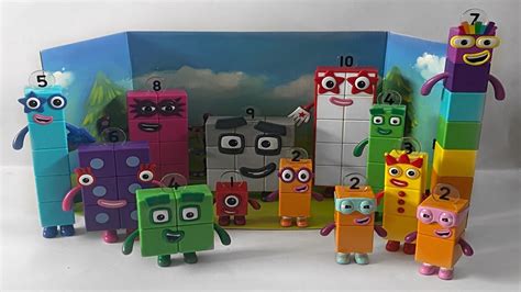 The Numberblocks Numberblock Action Figures 1 5 6 10 And Terrible