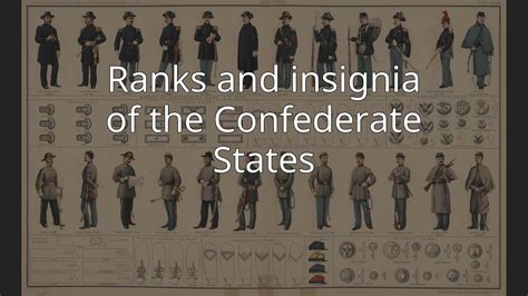 Ranks And Insignia Of The Confederate States Youtube
