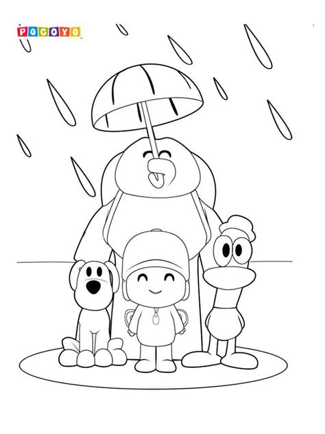 Pocoyo Coloring Picture Cartoon Coloring Pages Coloring Pictures My