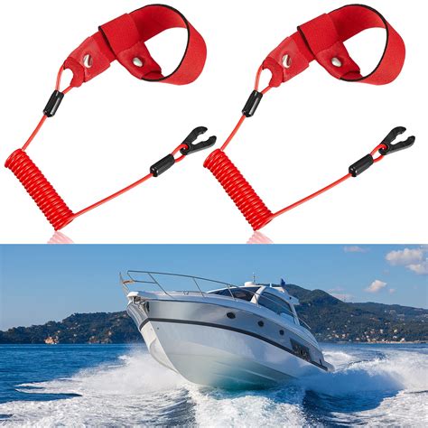 stop kill safety lanyards floating safety switch lanyards boat engine emergency stop tether cord