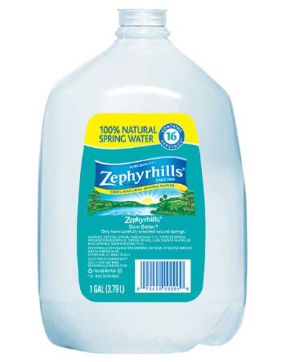 Zephyrhills Natural Spring Water Gallon Starfish Market