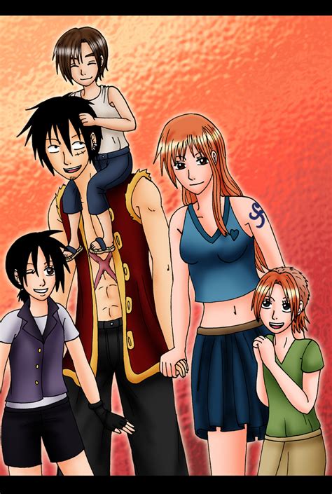 Maybe you would like to learn more about one of these? Luffy x Nami - Family by Kaschra on DeviantArt