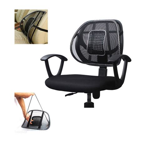 Thinking about buying your office chair back supports? Mesh Lumbar Back Brace Support Office Home Car Seat Chair ...