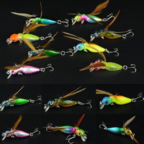 2019 Plastic Cicada Colorful Fishing Lures Bass Crankbait