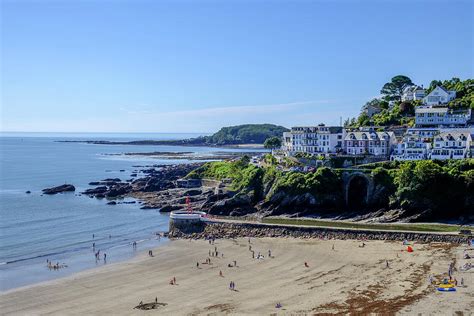 Looe Beach And The Banjo Pier Cornwall Photograph By Tim Hill