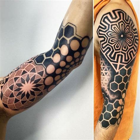 Geometric Tattoo Geometrisches Tattoo Geometrie Tattoo Körperkunst