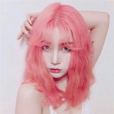 ↁαиу ୭̥ Hair Color Asian Hair Color Pink Pink Hair