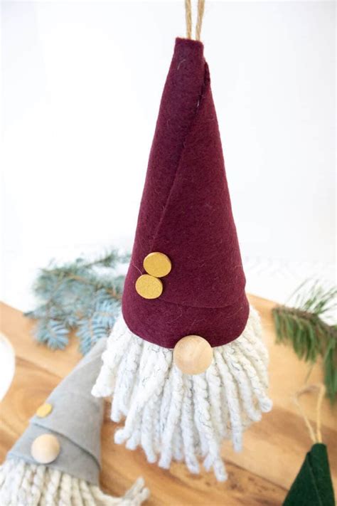 Easy Diy Gnome Ornament Single Girls Diy