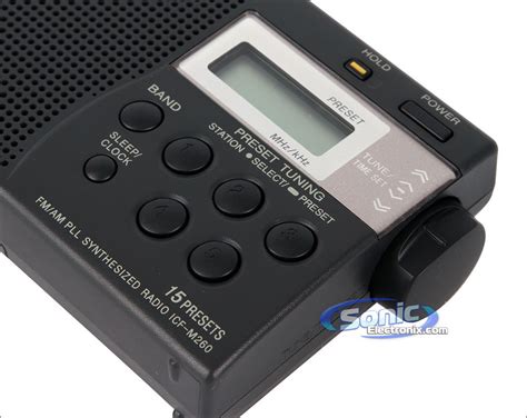 Sony Icf M260 Fmam Digital Tuning Portable Radio Black