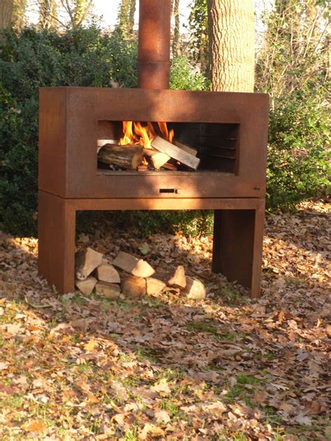 Steel Outdoor Fireplace Ideas On Foter