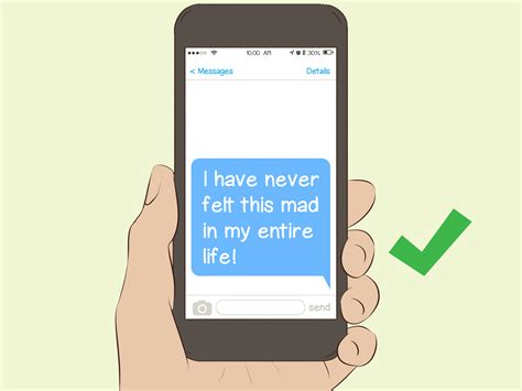 3 Ways To Act Angry Over Text Wikihow