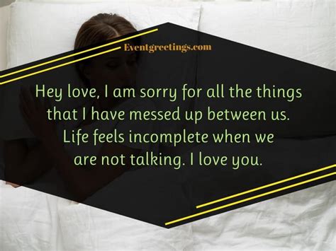15 Sorry Quotes And Messages For Husband Events Greetings