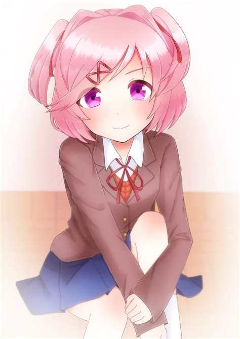 the cutest tsundere smile naa on pixiv r ddlc