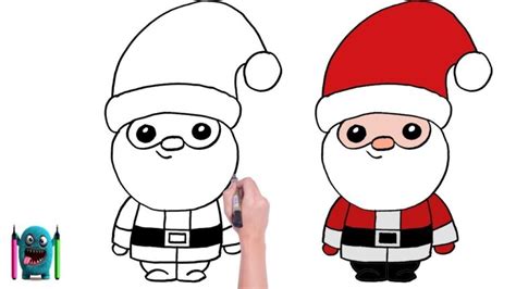 Noel Baba Izimi How To Draw Santa Claus