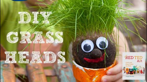 How To Make A Grass Head Youtube