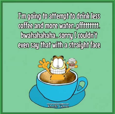 A Cartoon Character Sitting In A Coffee Cup With The Caption Im Going