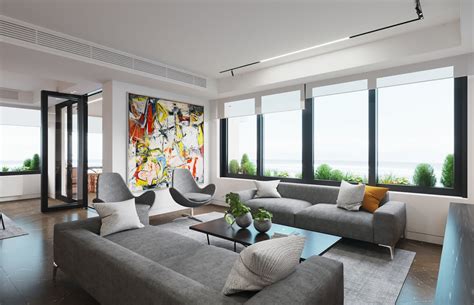 Gallery Of Modern Contemporary Apartment Interior Design Comelite