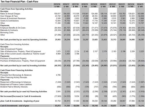 Pro Forma Cash Flow Budget Template • Business Template Ideas