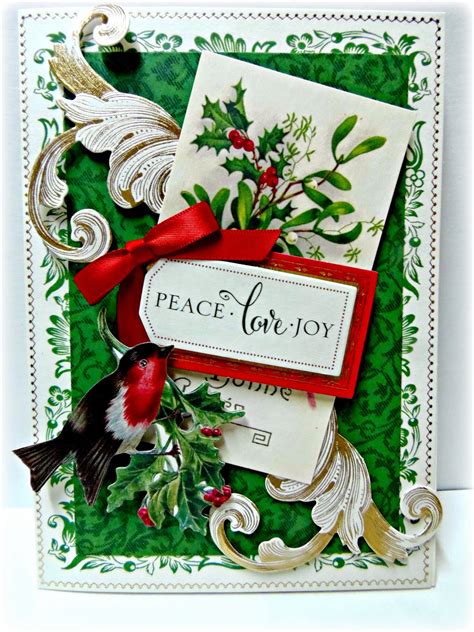Our card making kits & crafting kits are available in several themes including birthday, baby and christmas. My Pieces of Time: Holiday Traditions Card Kit from Anna Griffin!