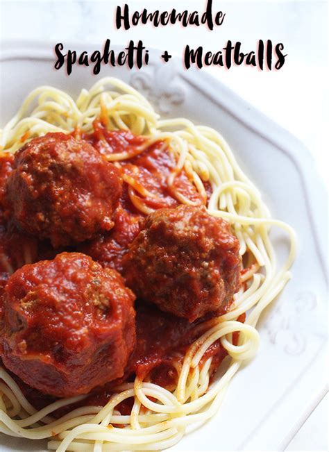 Homemade meatballs are fun and quick to make. Homemade Spaghetti and Meatballs with Ragu • The Southern ...