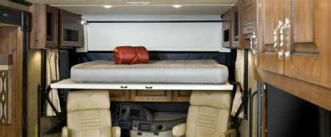 The Hide A Loft Drop Down Bed Over The Driving Compartment Credit