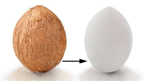 how to open a coconut and remove coconut meat easily youtube