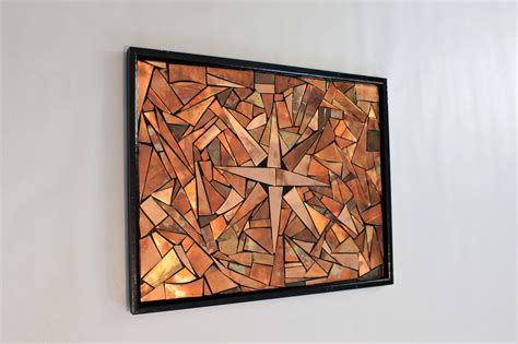 Abstract Copper Wall Sculpture 10 Home Of Copper Art