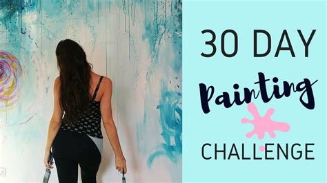 30 Days Painting Challenge Heres What I Made Youtube