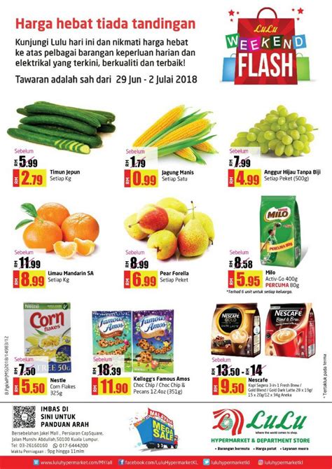Lulu hypermarket ramadan offers in dammam, saudi arabia from 11 to 24 april 2021. LuLu Hypermarket Kuala Lumpur Weekend Promotion (29 June ...