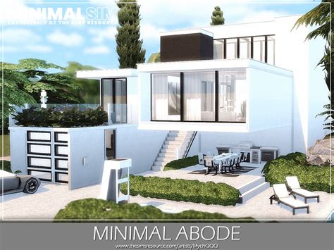 The Sims Resource Minimalsim Minimal Abode The Sims 4 Lots Minimal