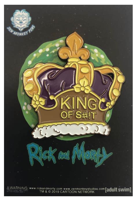 Sep199059 Rick And Morty Ricks Crown Pin Previews World