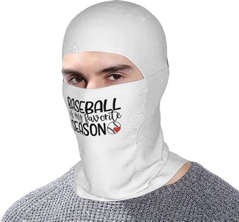Baseball Is My Favorite Season Balaclava Mask Full Face Mask For Both