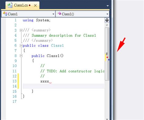 No More Red Dot On Scroll Bar In Visual Studio Stack Overflow