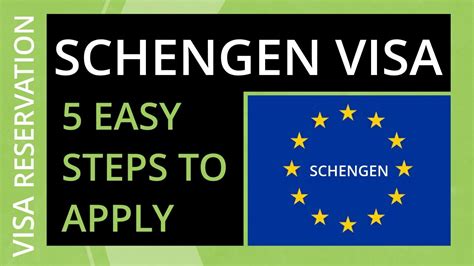 Schengen Visa 5 Easy Steps To Apply Youtube