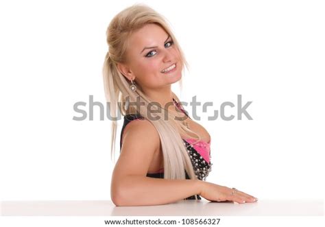 Sexy Blonde Big Breasts Stock Photo 108566327 Shutterstock