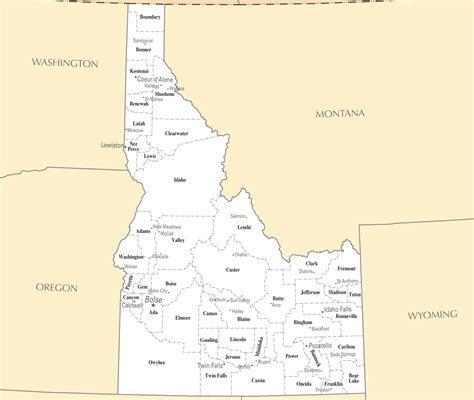 Idaho Cities And Towns