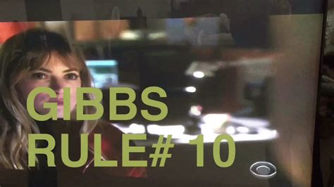 NCIS Gibbs Rule 10 YouTube