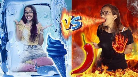 Comendo Tudo No Desafio Quente Vs Frio Qual Vocês Preferem Luluca Youtube