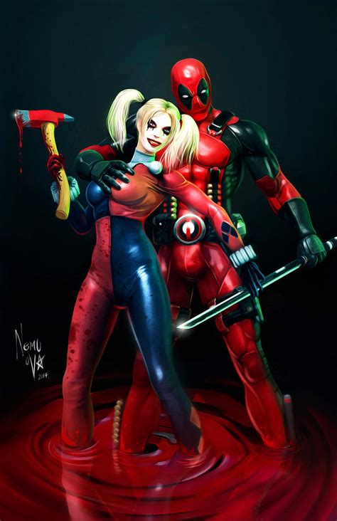 827 reads 11 votes 3 part story. Deadpool and Harley Quinn Wallpaper - WallpaperSafari