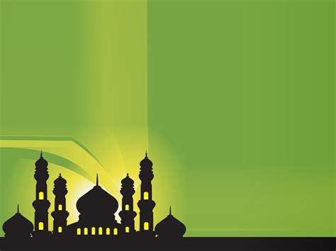 Silhouette Of Mosques Islamic Ppt Backgrounds Silhouette Of Mosques