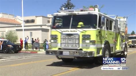 Santa Maria Fire Department Honors Healthcare Workers In Giant Parade