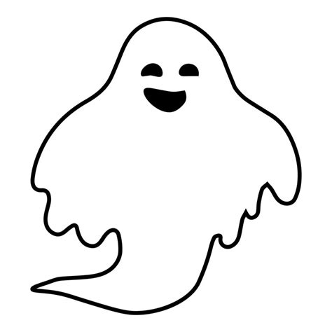 Halloween Ghost Silhouette 12703423 Vector Art At Vecteezy