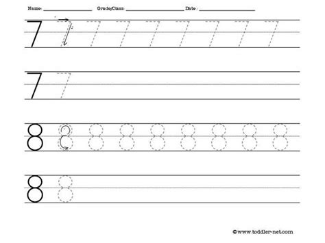 10 Best images about Homeschooling: Number Tracing on Pinterest