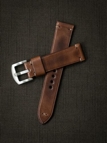 Brown Handmade Leather Watch Straps Bas And Lokes