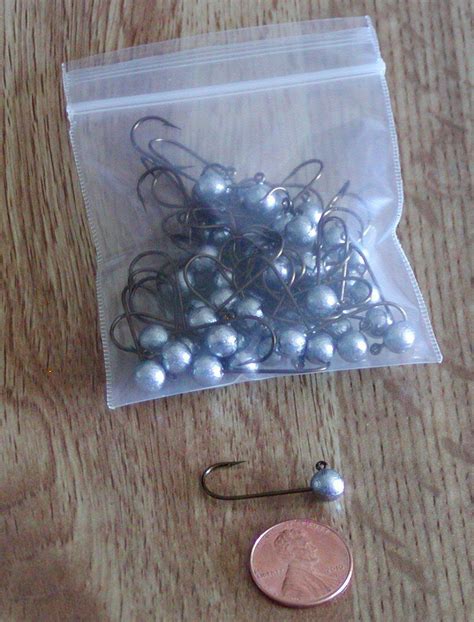 Jigheads 50 Round No Collar Unpainted Jig Heads Choose Size Ebay