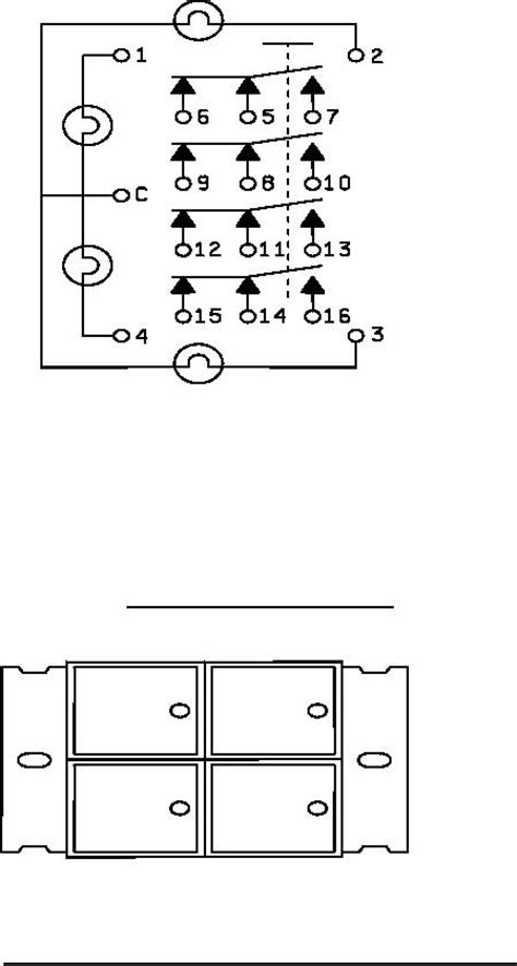 Figure 2 Lamp And 4pdt Switch Schematic