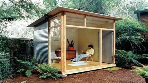 Shed Roof Modern Homes Shed Guest House Modern Shed